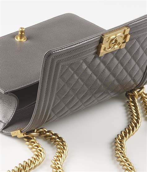 grained calfskin chanel boy|chanel calfskin leather shoulder bags.